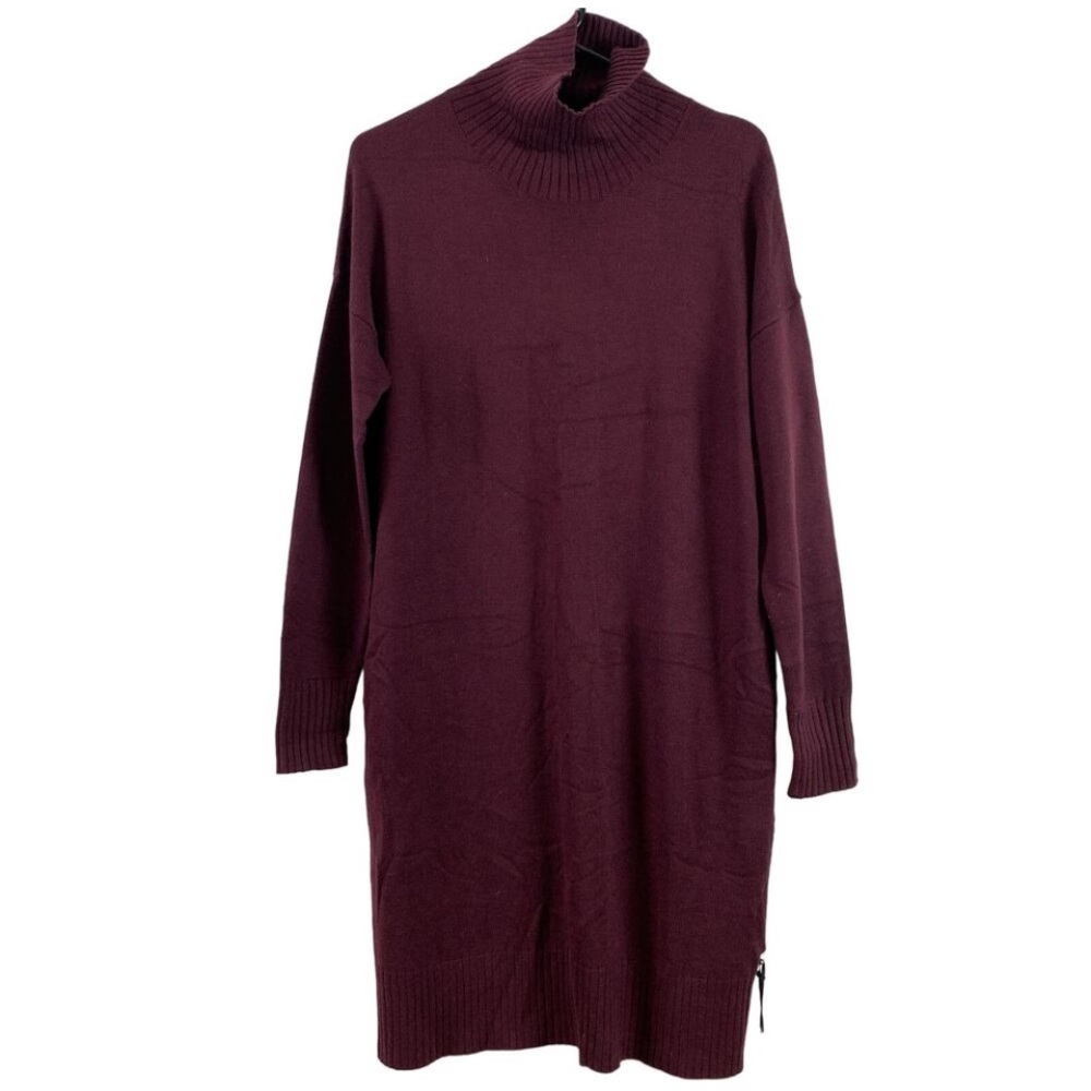 Lululemon Athletica Red Turtleneck Sheath Dress - Picture 4 of 8